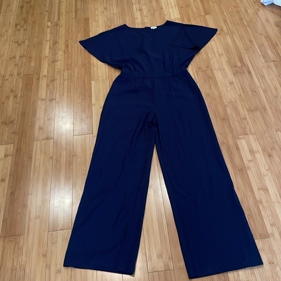Cremieux Ladies Navy Soft and Lightweight One Piece Pantsuit - Picture 1 of 11
